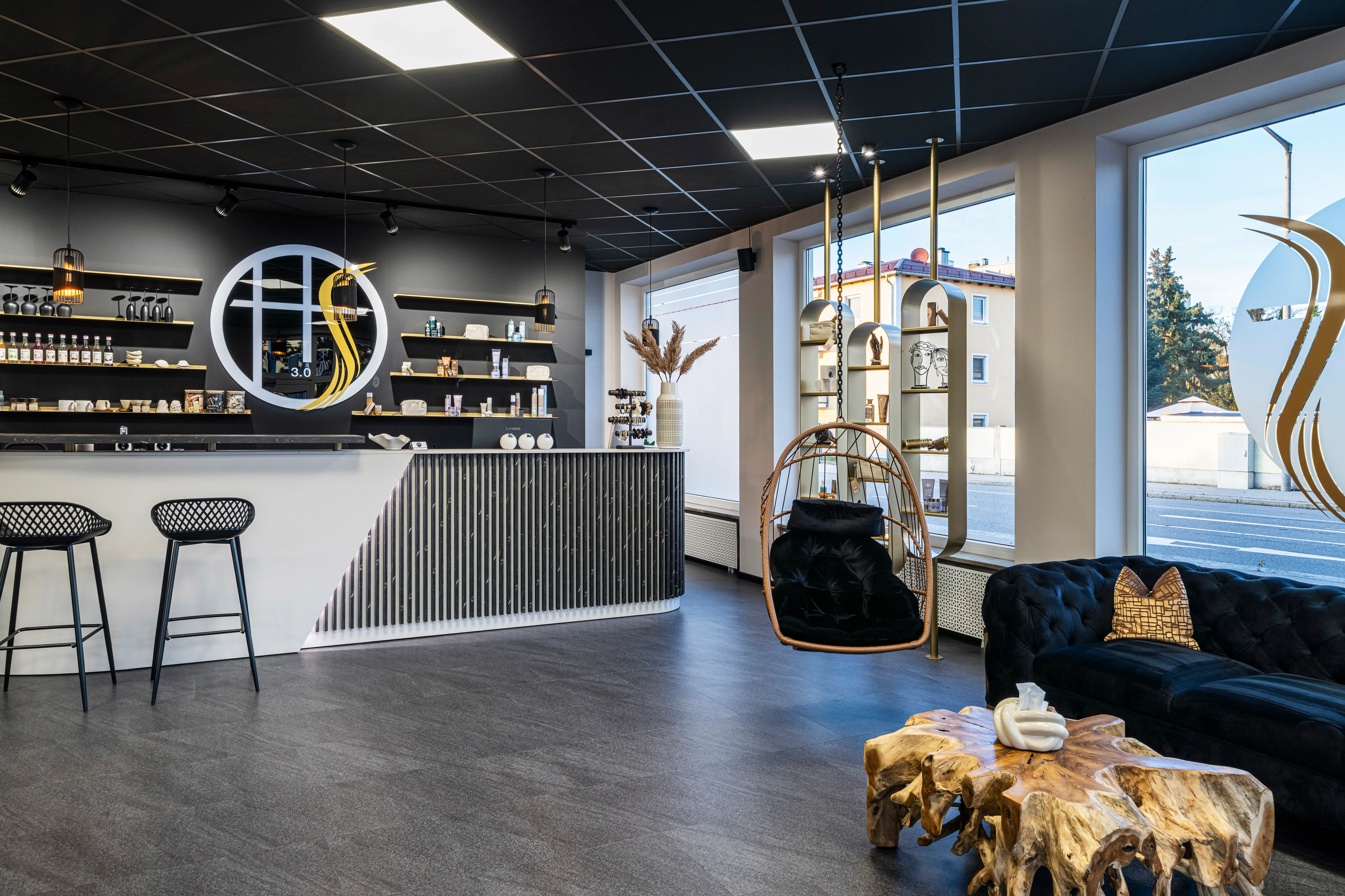 Salon Innenansicht